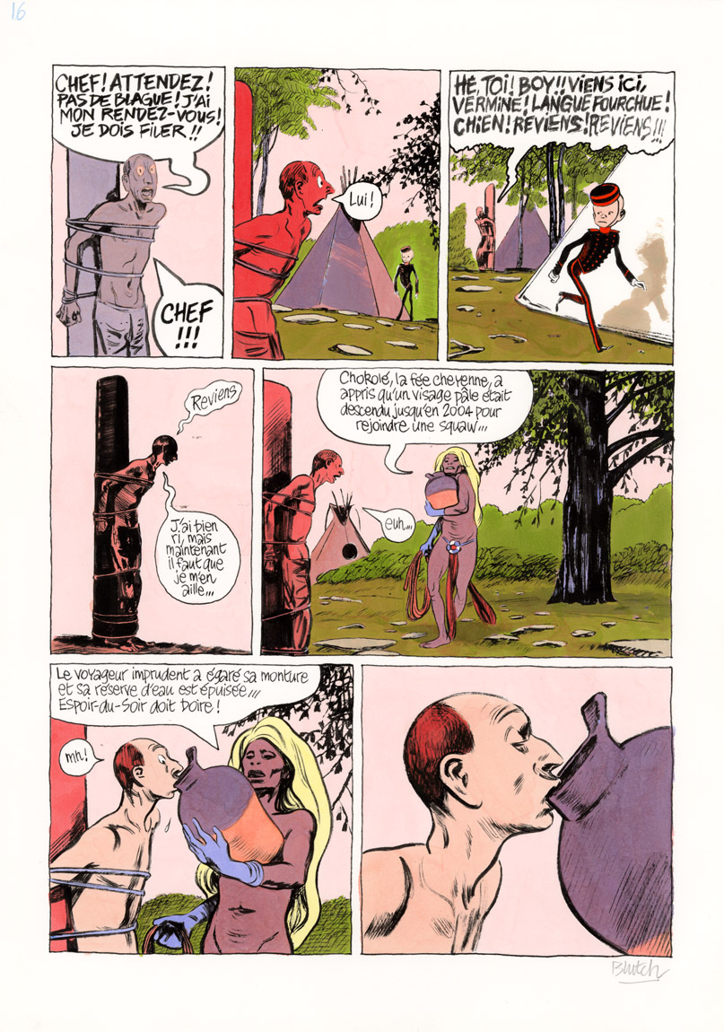 BLUTCH - La mer à boire - planche originale page 16 – Image 2
