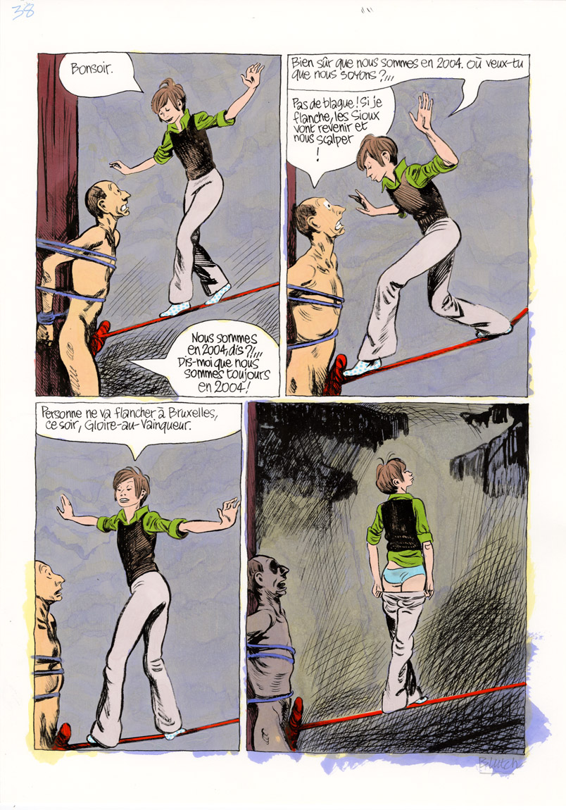 BLUTCH - La mer à boire - planche originale page 38 – Image 2
