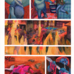 ELENE USDIN - Nightmare motel - planche originale 12