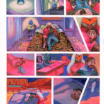 ELENE USDIN - Nightmare motel - planche originale 2