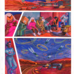 ELENE USDIN - Nightmare motel - planche originale 3