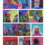 ELENE USDIN - Nightmare motel - planche originale 4