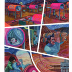 ELENE USDIN - Nightmare motel - planche originale 9
