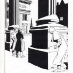 ANDRÉ JUILLARD - Les Aventures de Blake et Mortimer, tome 21 - Illustration originale de couverture