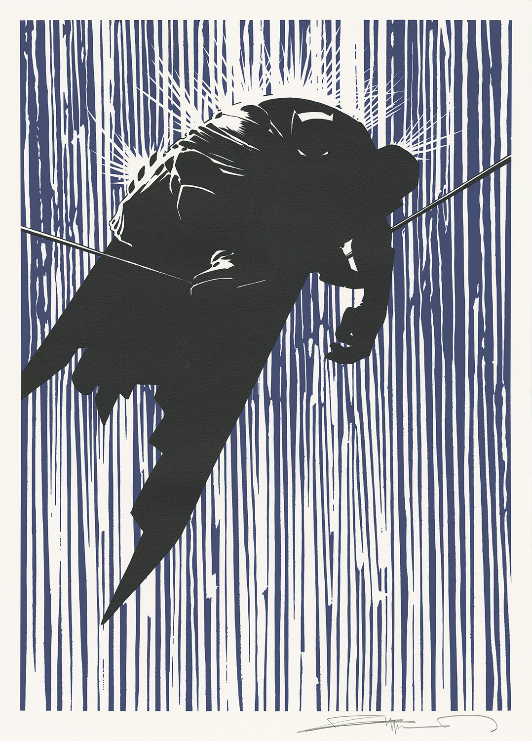 FRANK MILLER – Sérigraphie DARK KNIGHT – BATMAN – MEL Publisher