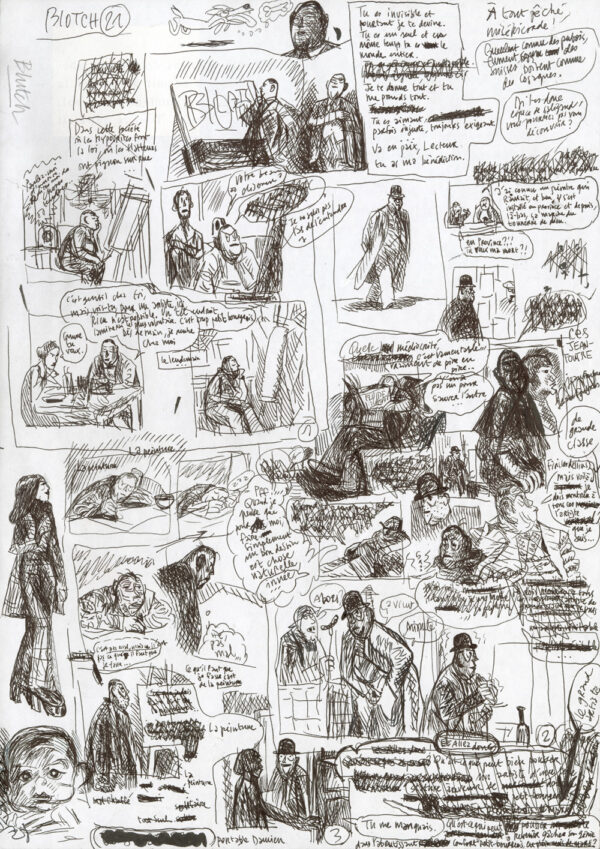 BLUTCH - Blotch - Croquis original de recherche - R117