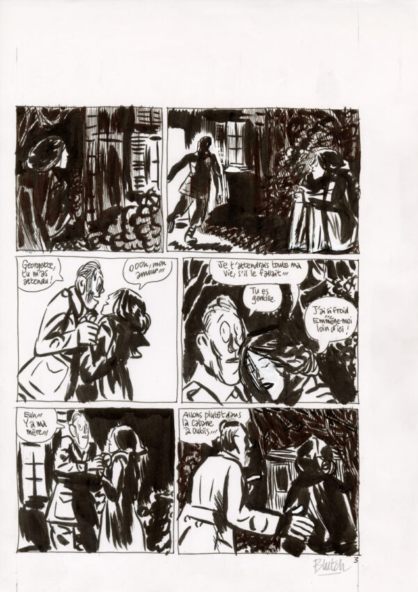 BLUTCH - Blotch - Georgette - Histoire n°21 - Planche originale 3