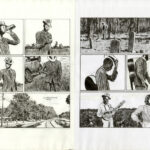 Frantz Duchazeau – Les derniers jours de Robert Johnson –  Double planche originale 08-09