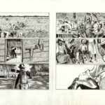 Frantz Duchazeau – Les derniers jours de Robert Johnson – Double planche originale 116-117