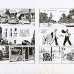 Frantz Duchazeau – Les derniers jours de Robert Johnson – Double planche originale 150-151