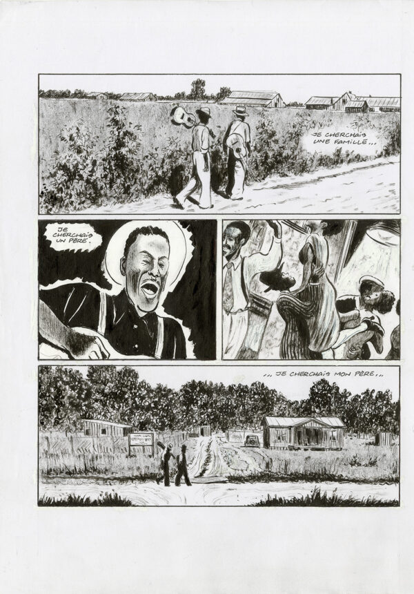 Frantz Duchazeau – Les derniers jours de Robert Johnson – Planche originale 168