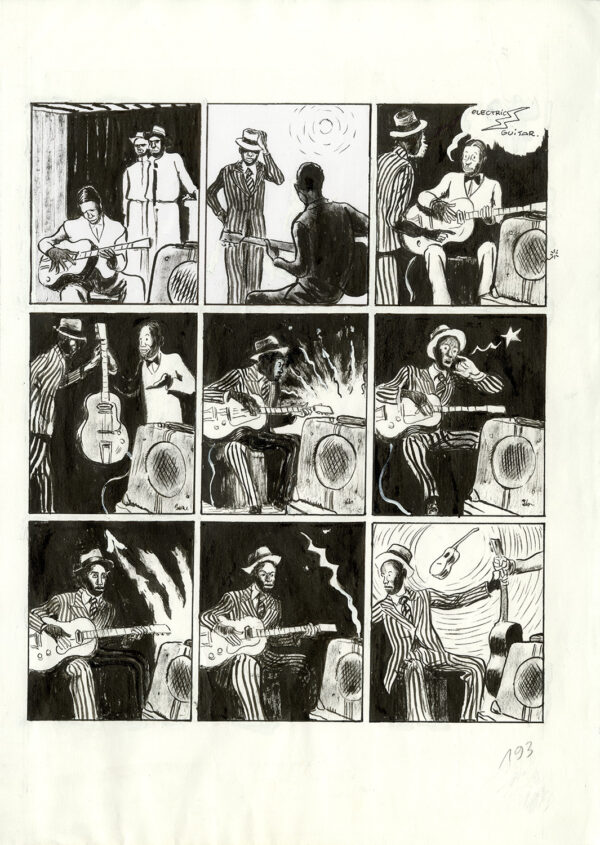 Frantz Duchazeau – Les derniers jours de Robert Johnson – Planche originale 193