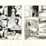 Frantz Duchazeau – Les derniers jours de Robert Johnson – Double planche originale 196-197