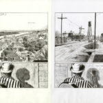 Frantz Duchazeau – Les derniers jours de Robert Johnson –  Double planche originale 198-199