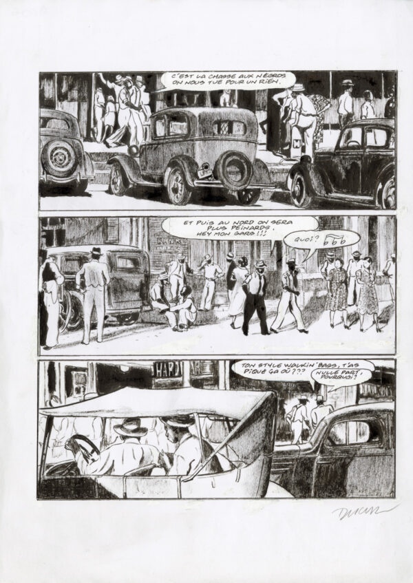 Frantz Duchazeau – Les derniers jours de Robert Johnson – Planche originale 32