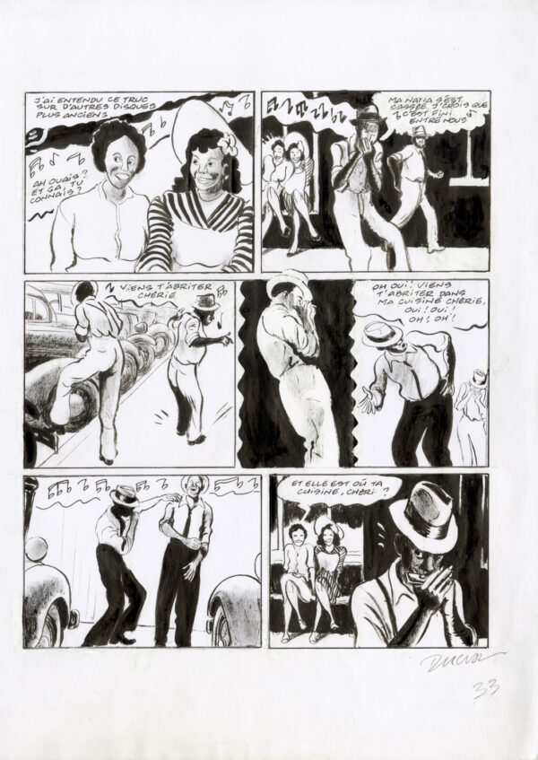 Frantz Duchazeau – Les derniers jours de Robert Johnson – Planche originale 33