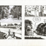 Frantz Duchazeau – Les derniers jours de Robert Johnson – Double planche originale 54-55