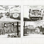 Frantz Duchazeau – Les derniers jours de Robert Johnson – Double planche originale 60-61