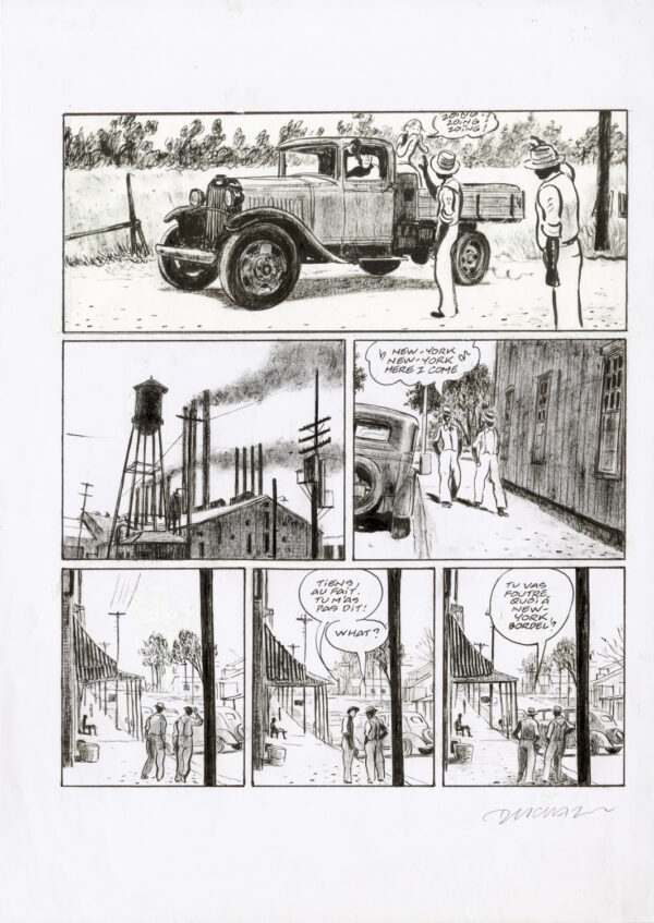 Frantz Duchazeau – Les derniers jours de Robert Johnson – Planche originale 78