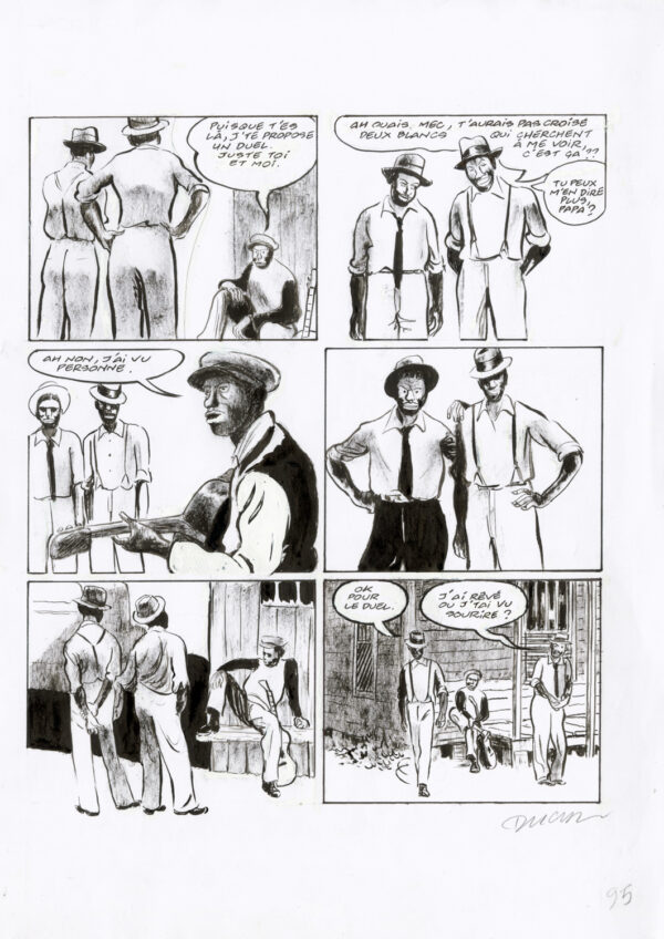 Frantz Duchazeau – Les derniers jours de Robert Johnson – Planche originale 95