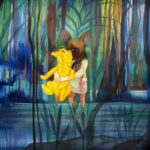 ELENE USDIN - Illustration originale "Le chien doré"