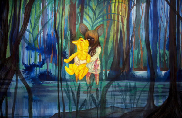 ELENE USDIN - Illustration originale "Le chien doré"