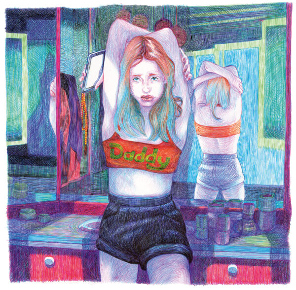 ELENE USDIN –  Illustration originale "Daddy"