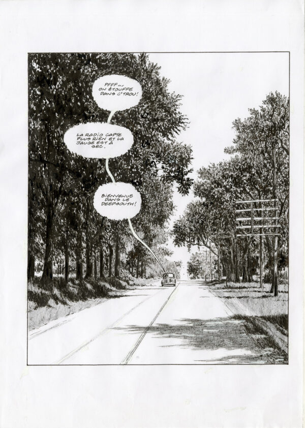 Frantz Duchazeau – Les derniers jours de Robert Johnson – Planche originale 42