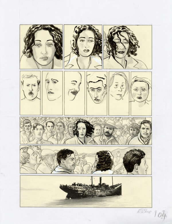 DAVID PRUDHOMME - Rébétissa - Planche originale 104