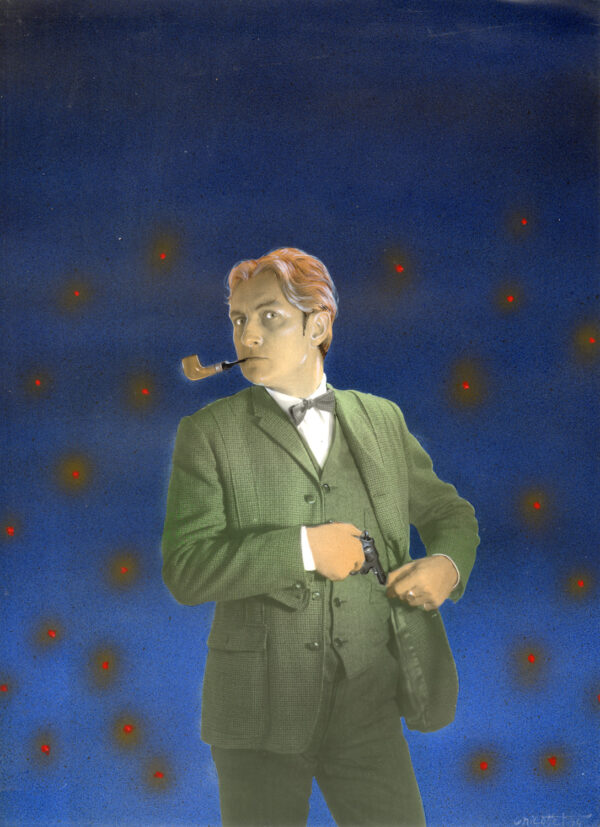 JEAN-MICHEL NICOLLET – HARRY DICKSON – Couverture originale de Harry Dickson - Les étoiles de la mort