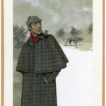JEAN-MICHEL NICOLLET – SHERLOCK HOLMES – Chien des Baskerville - Gallimard 1988 - Illustration originale de couverture