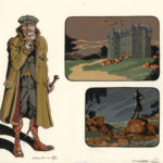 JEAN-MICHEL NICOLLET – SHERLOCK HOLMES – Chien des Baskerville – Gallimard 2002 – Illustrations originales pages 110, 115 et 121