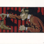 JEAN-MICHEL NICOLLET – SHERLOCK HOLMES – Chien des Baskerville – Gallimard 2002 – Illustration originale page 59