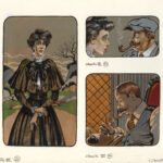 JEAN-MICHEL NICOLLET – SHERLOCK HOLMES – Chien des Baskerville – Gallimard 2002 – Illustrations originales pages 83, 84 et 91