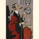 JEAN-MICHEL NICOLLET – SHERLOCK HOLMES – Chien des Baskerville – Gallimard 2002 – Illustration originale page 8