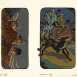 JEAN-MICHEL NICOLLET – SHERLOCK HOLMES – Chien des Baskerville – Gallimard 2002 – Illustrations originales pages 169 et 171