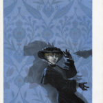JEAN-MICHEL NICOLLET – Illustration originale de couverture du Parfum de la dame en noir
