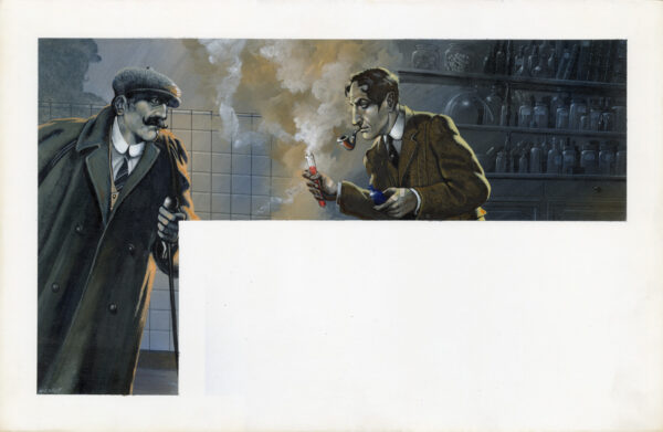 JEAN-MICHEL NICOLLET – SHERLOCK HOLMES – Illustration originale pour un article
