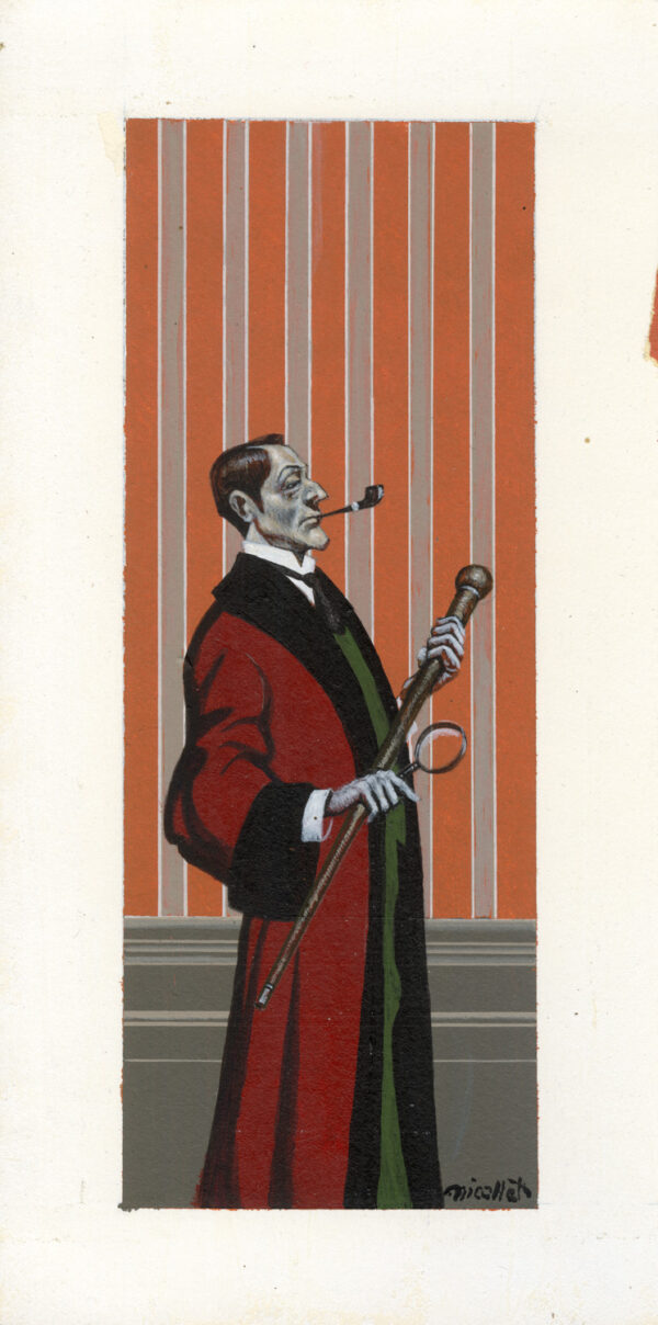 JEAN-MICHEL NICOLLET – SHERLOCK HOLMES – Illustration originale inédite