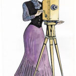 CATEL – ALICE GUY - Dessin original de couverture - R01