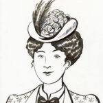 CATEL – ALICE GUY - Dessin original pour documentaire Arte - R03