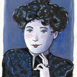 CATEL – ALICE GUY - Dessin original pour documentaire Arte - R06