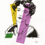 CATEL – ALICE GUY - Dessin original pour une expo institutionnelle à la ferme du Buisson - R07