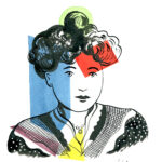 CATEL – ALICE GUY - Dessin original pour une expo institutionnelle à la ferme du Buisson - R12