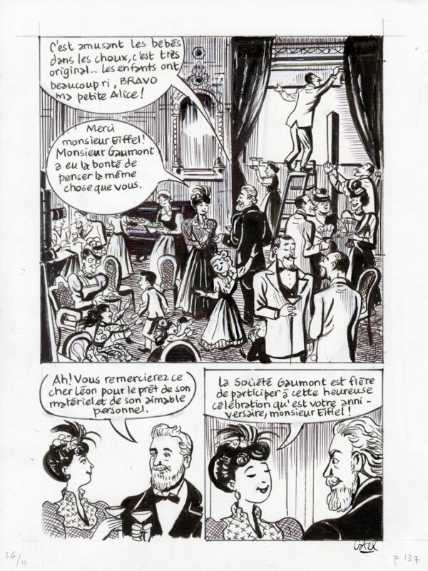 CATEL – ALICE GUY - Planche originale - P. 137
