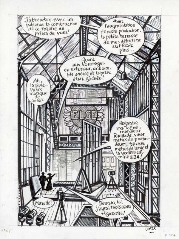 CATEL – ALICE GUY - Planche originale - P. 167