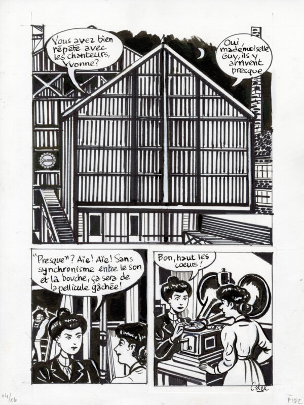 CATEL – ALICE GUY - Planche originale - P. 182