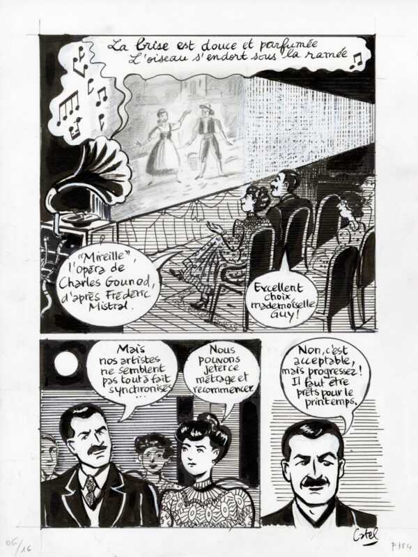 CATEL – ALICE GUY - Planche originale - P. 184