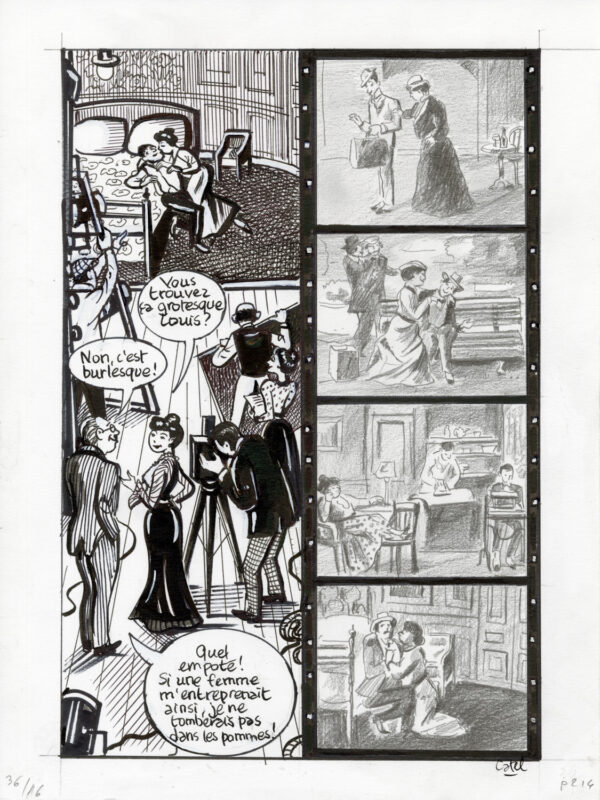 CATEL – ALICE GUY - Planche originale - P. 214