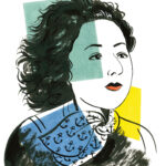 CATEL – ANITA CONTI - Dessin original pour l'expo à la galerie Barbier - R23